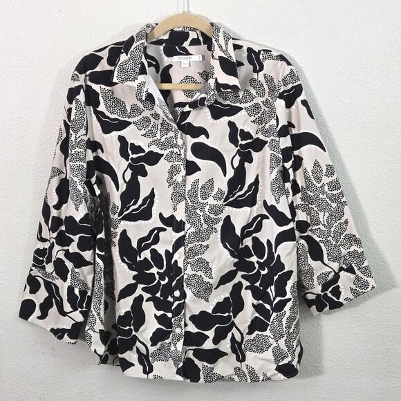 Chico’s Women’s Floral Jacket Wearable Art Modern Classic Statement Fashion XL - Picture 2 of 14